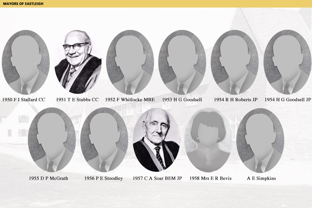 Mayors Of Eastleigh 1950-59