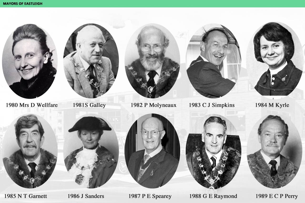 Lord Mayors of Eastleigh 1980-1989
