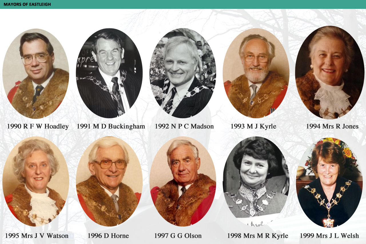 Mayors Of Eastleigh 1990-99